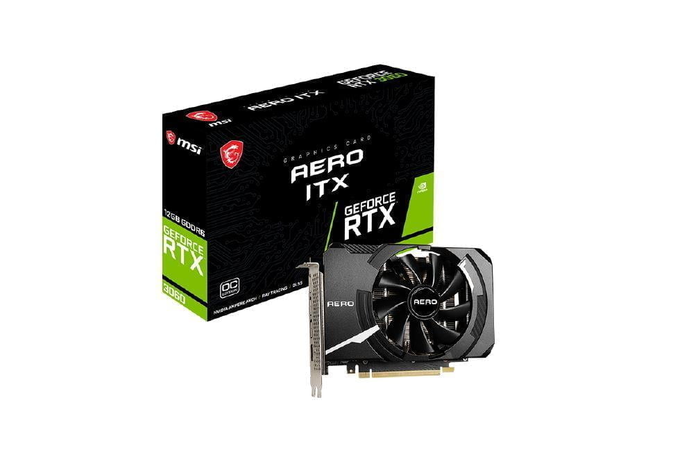 MSI GeForce RTX 3060 AERO ITX 12G OC 12GB GDDR6 192bit FPSGURU.pl