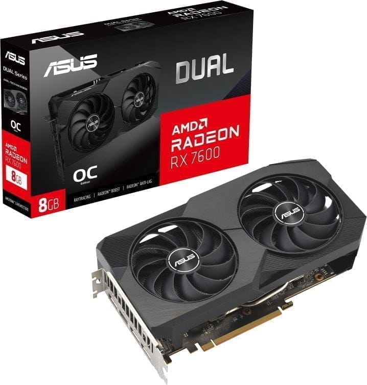 ASUS Radeon RX 7600 DUAL 8GB OC ASUS Radeon RX 7600 DUAL 8GB OC FPSGURU.pl