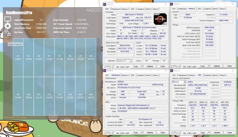 AMD AM5 AGESA 1.0.0.7 - znaczące przyśpieszenie pamięci DDR5 AMD AM5 AGESA 1.0.0.7 - znaczące przyśpieszenie pamięci DDR5 ASRock X670E Taichi Motherboard AGESA 1.0.0.7 BIOS DDR5 7200 1.2V SOC Memory 1 768x445 1