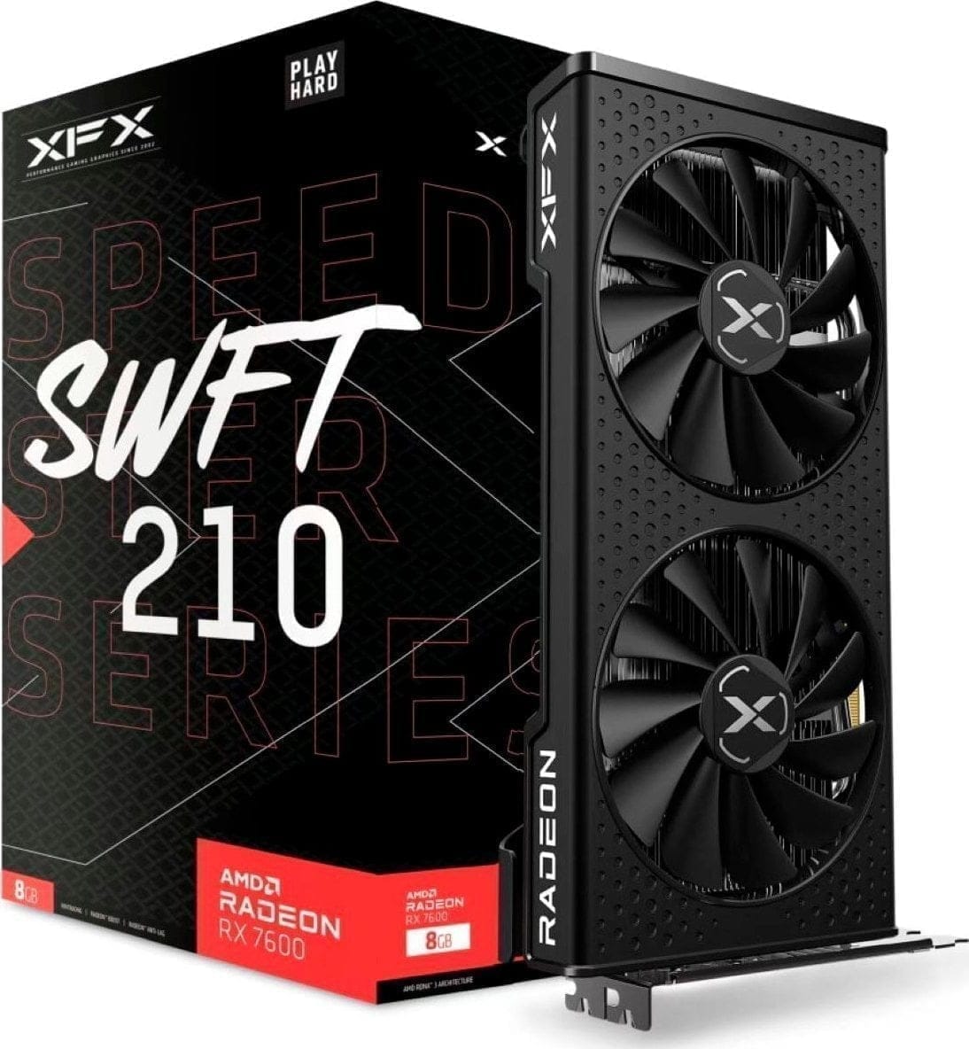 XFX Speedster SWFT 210 Radeon RX 7600 8GB GDDR6 FPSGURU.pl