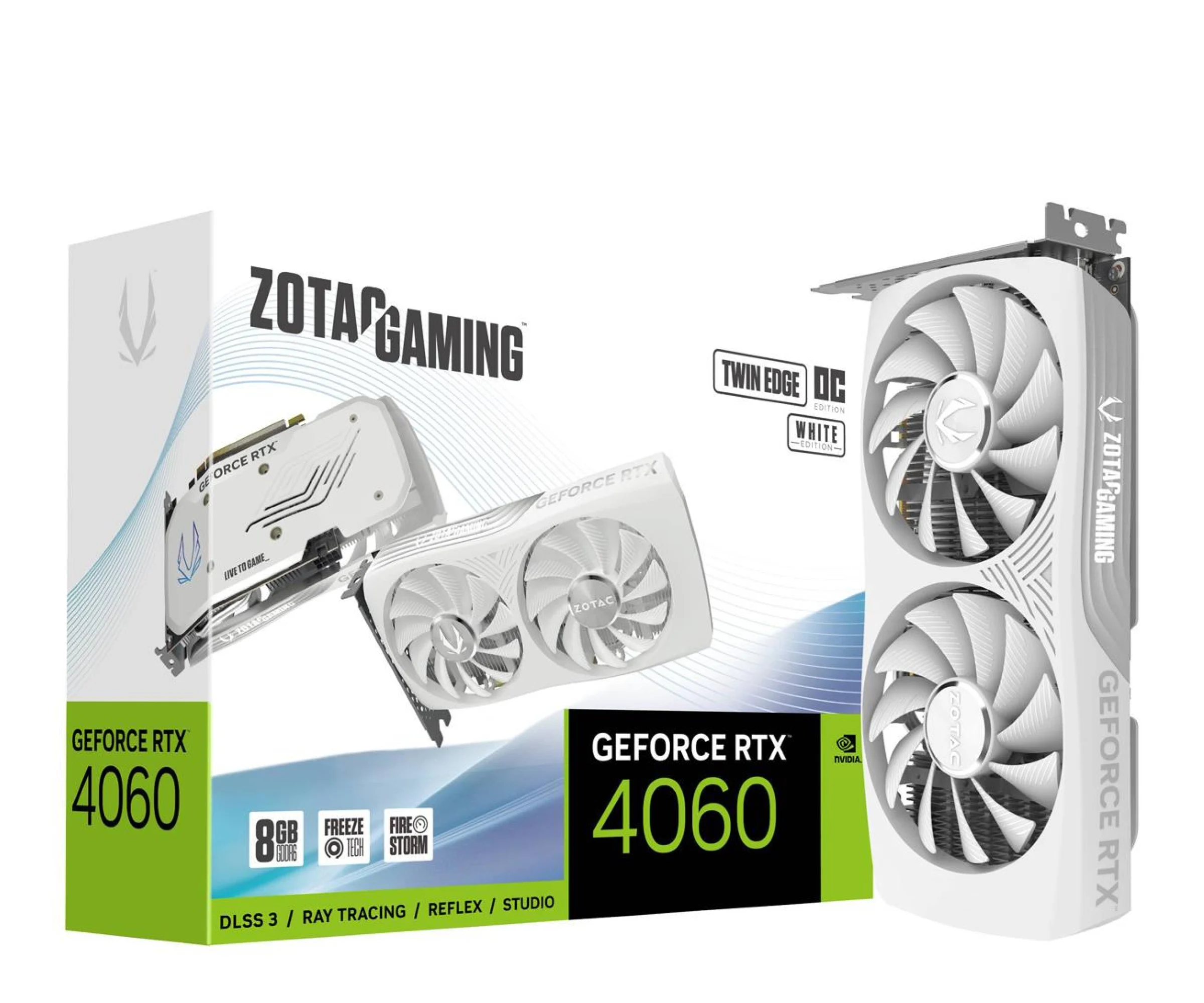 Zotac GeForce RTX 4060 Twin Edge OC White Edition 8GB GDDR6 FPSGURU.pl