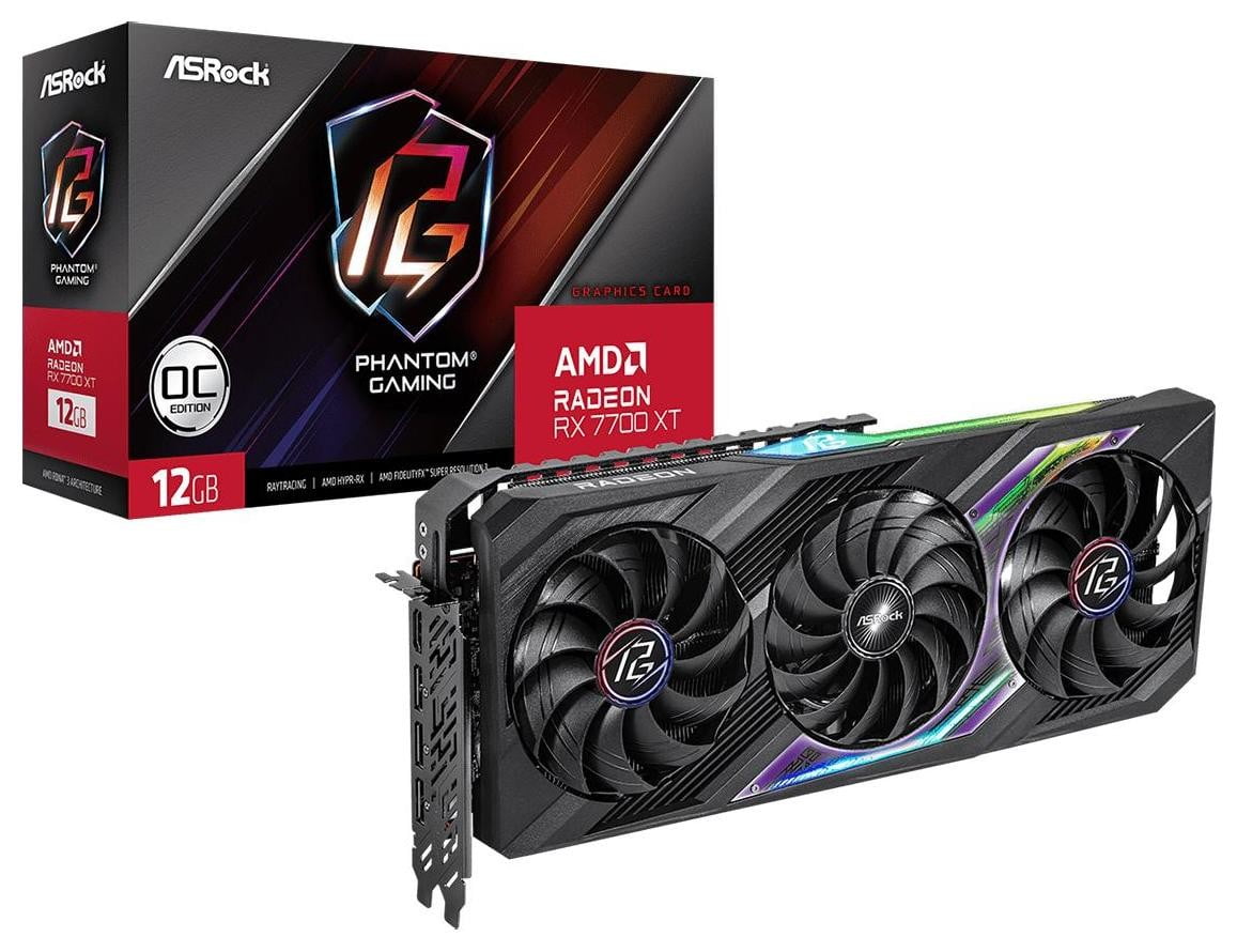 Asrock Radeon RX 7700 XT Phantom Gaming 12GB GDDR6