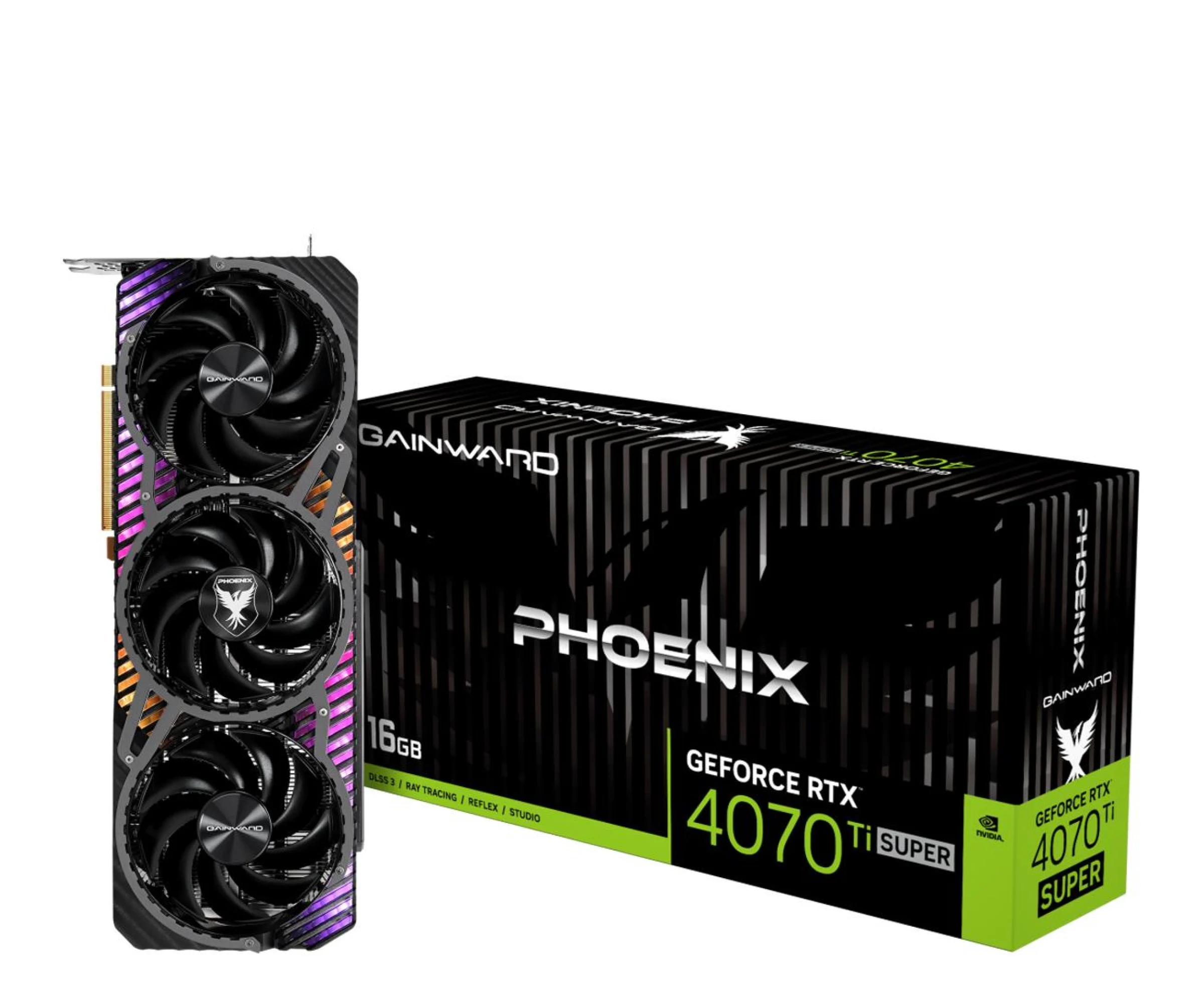 Gainward GeForce RTX 4070Ti Super Phoenix 16GB GDDR6XGainward GeForce RTX 4070Ti Super Phoenix 16GB GDDR6X [Produkt archiwalny] Gainward GeForce RTX 4070Ti Super Phoenix 16GB GDDR6X 1