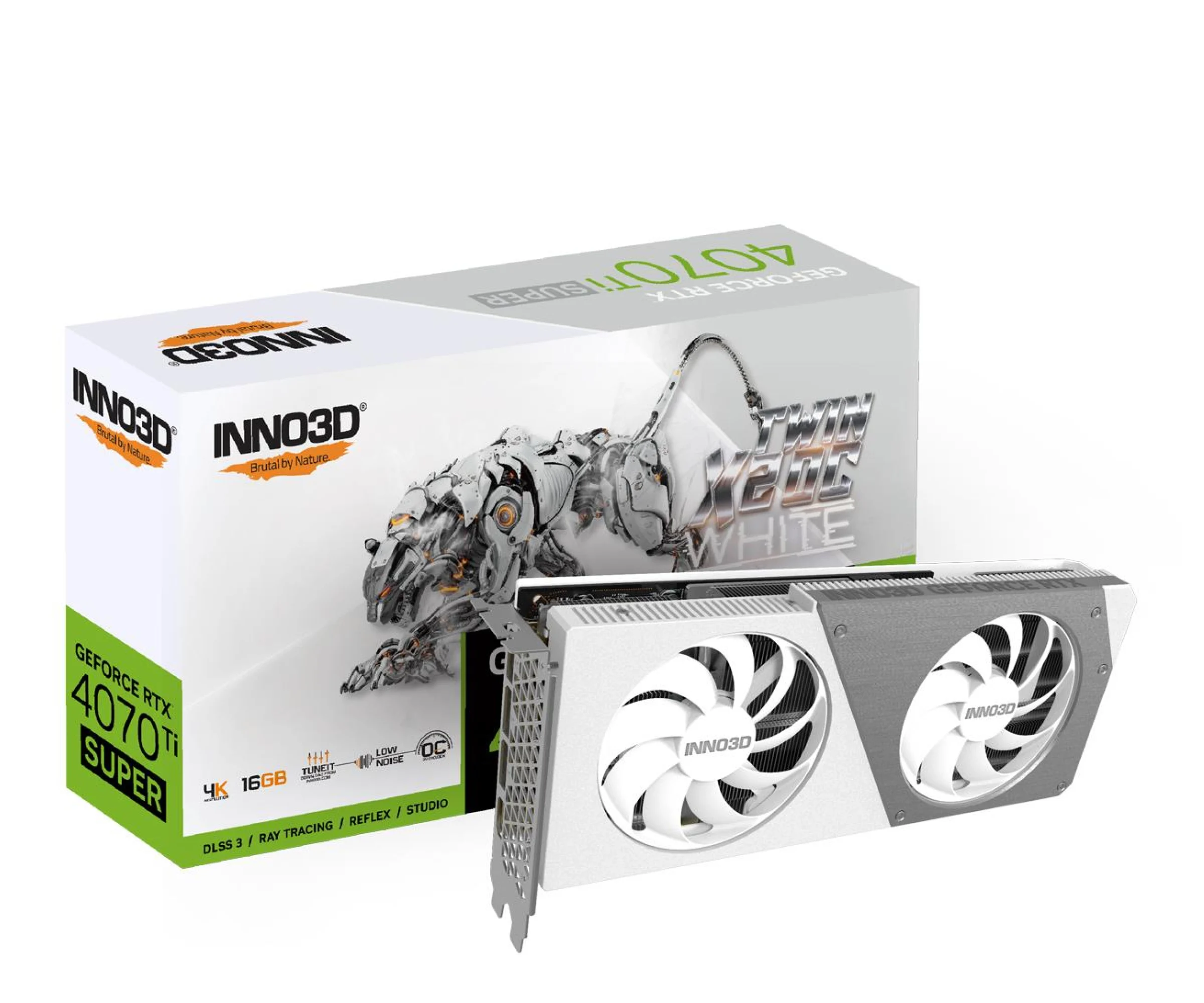 Inno3D GeForce RTX 4070 Ti Super Twin X2 OC White 16GB GDDR6XInno3D GeForce RTX 4070 Ti Super Twin X2 OC White 16GB GDDR6X [Produkt archiwalny] Inno3D GeForce RTX 4070 Ti Super Twin X2 OC White 16GB GDDR6X