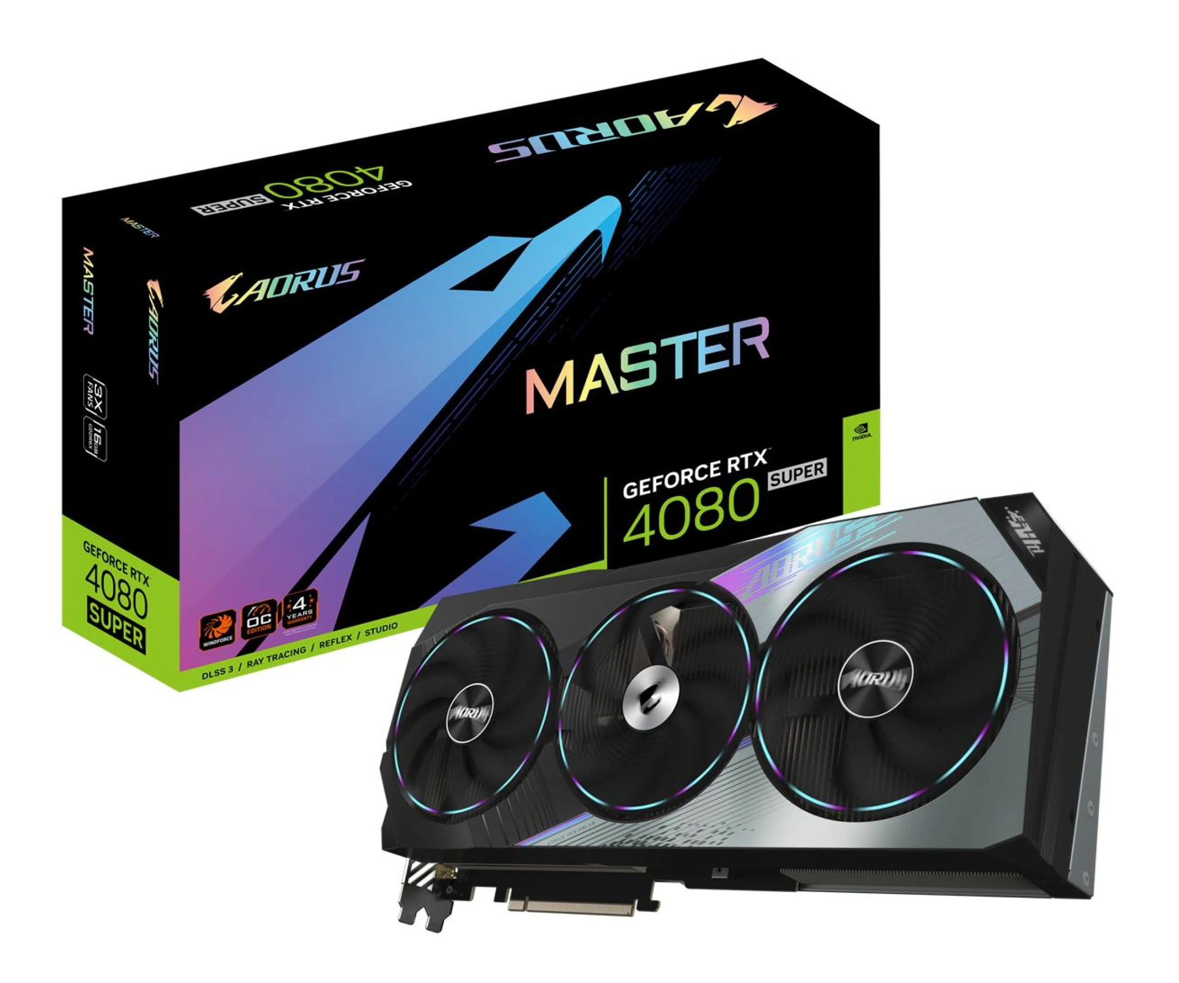 Gigabyte GeForce RTX 4080 SUPER AORUS MASTER 16GB GDDR6X - [Produkt archiwalny]Gigabyte GeForce RTX 4080 SUPER AORUS MASTER 16GB GDDR6X - [Produkt archiwalny] [Produkt archiwalny] Gigabyte GeForce RTX 4080 SUPER AORUS MASTER 16GB GDDR6X