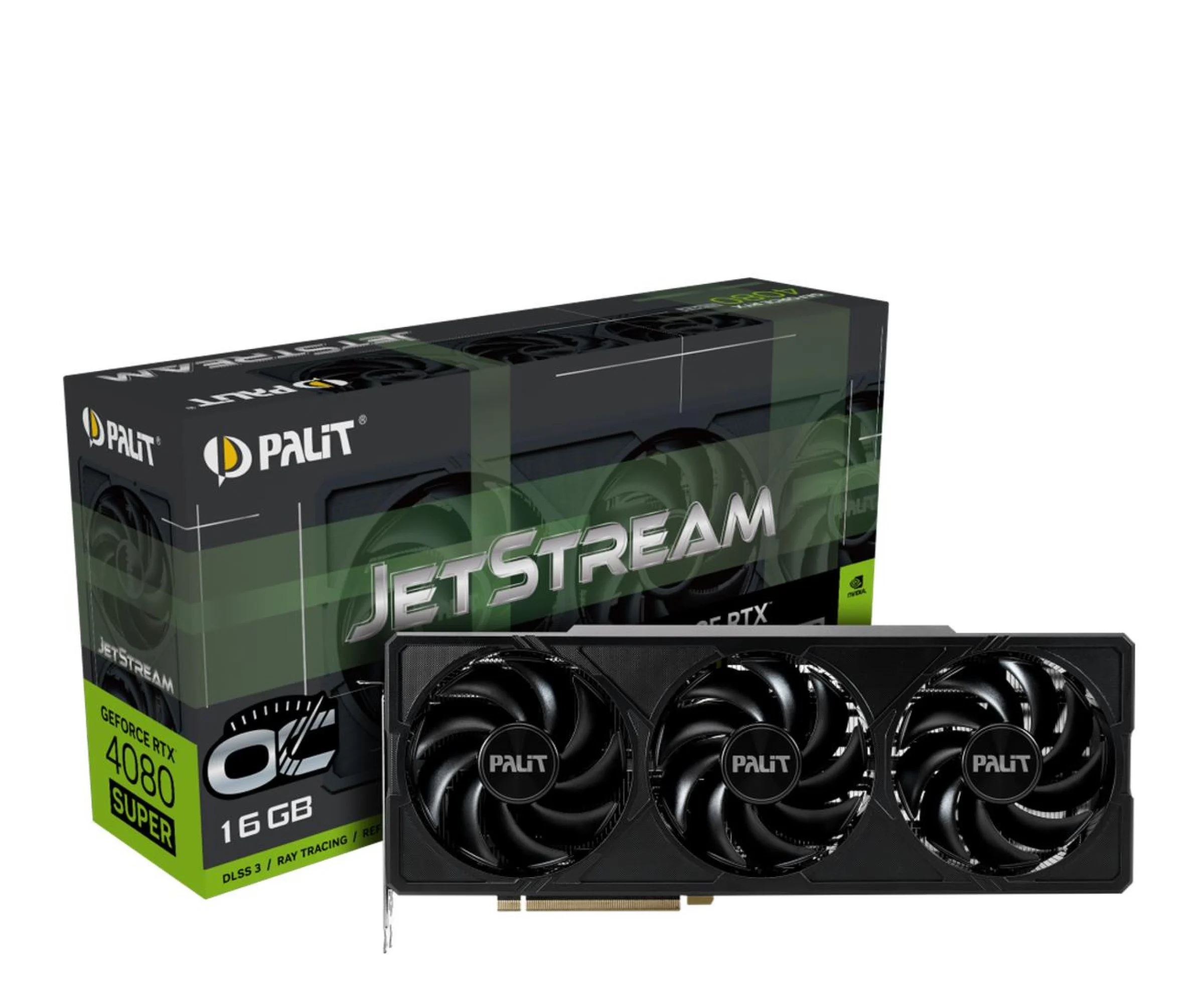 Palit GeForce RTX 4080 Super JetStream OC 16GB GDDR6X - [Produkt archiwalny]Palit GeForce RTX 4080 Super JetStream OC 16GB GDDR6X - [Produkt archiwalny] [Produkt archiwalny] Palit GeForce RTX 4080 Super JetStream OC 16GB GDDR6X