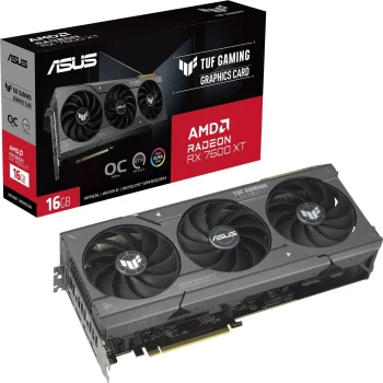Asus TUF Gaming Radeon RX 7600 XT OC 16GB GDDR6 Asus TUF Gaming Radeon RX 7600 XT OC 16GB GDDR6 Asus TUF Gaming Radeon RX 7600 XT OC 16GB GDDR6