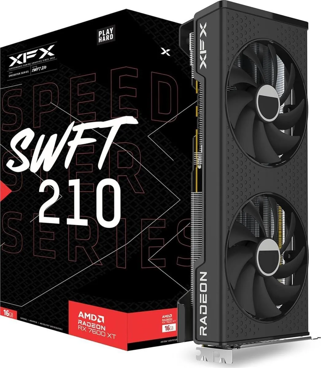 XFX RX 7600XT SWFT210 Speedstar 16GB GDDR6 XFX RX 7600XT SWFT210 Speedstar 16GB GDDR6