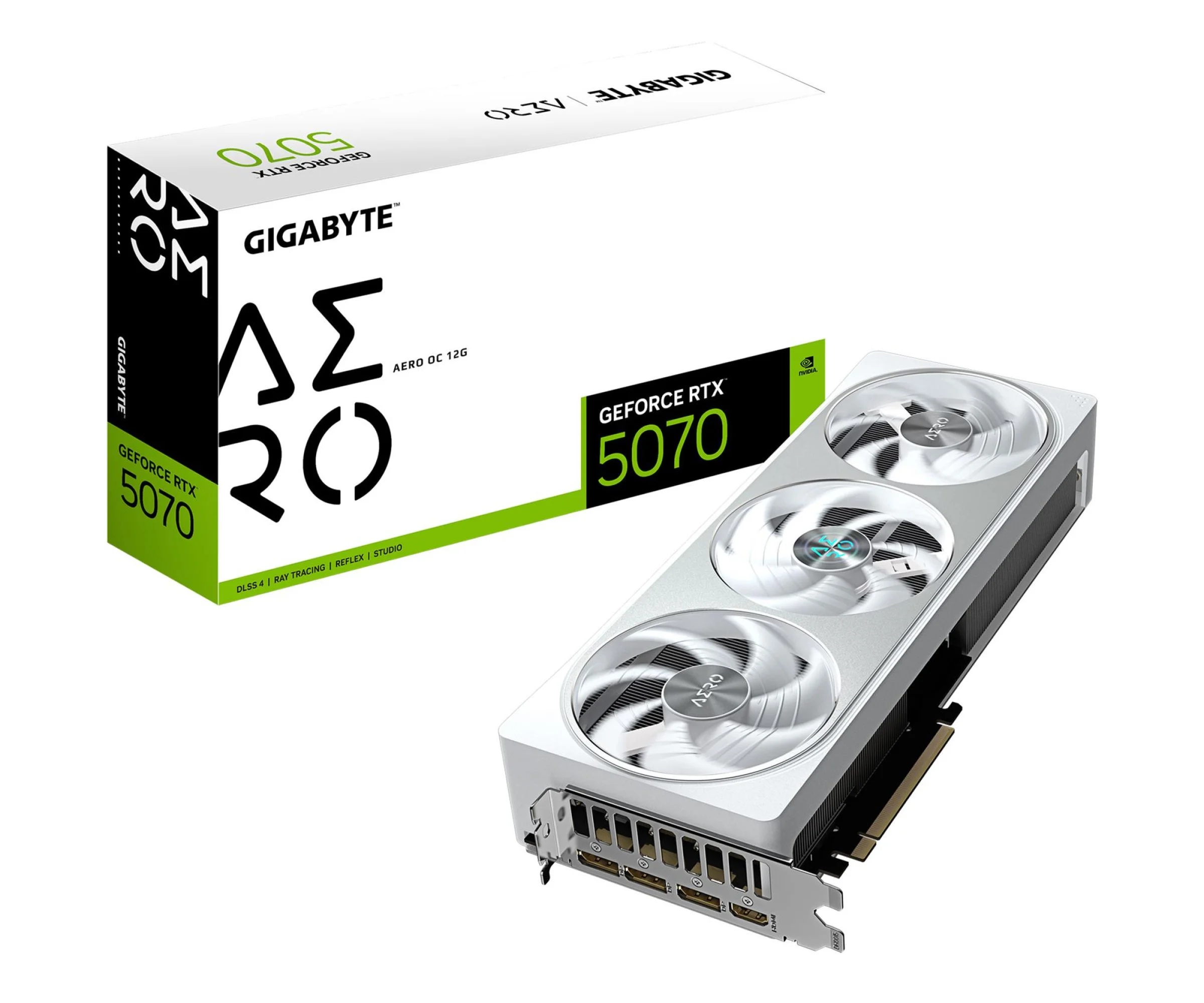 Gigabyte GeForce RTX 5070 Aero OC 12GB GDDR7 DLSS4 Gigabyte GeForce RTX 5070 Aero OC 12GB GDDR7 DLSS4 Gigabyte GeForce RTX 5070 Aero OC 12GB GDDR7 DLSS4