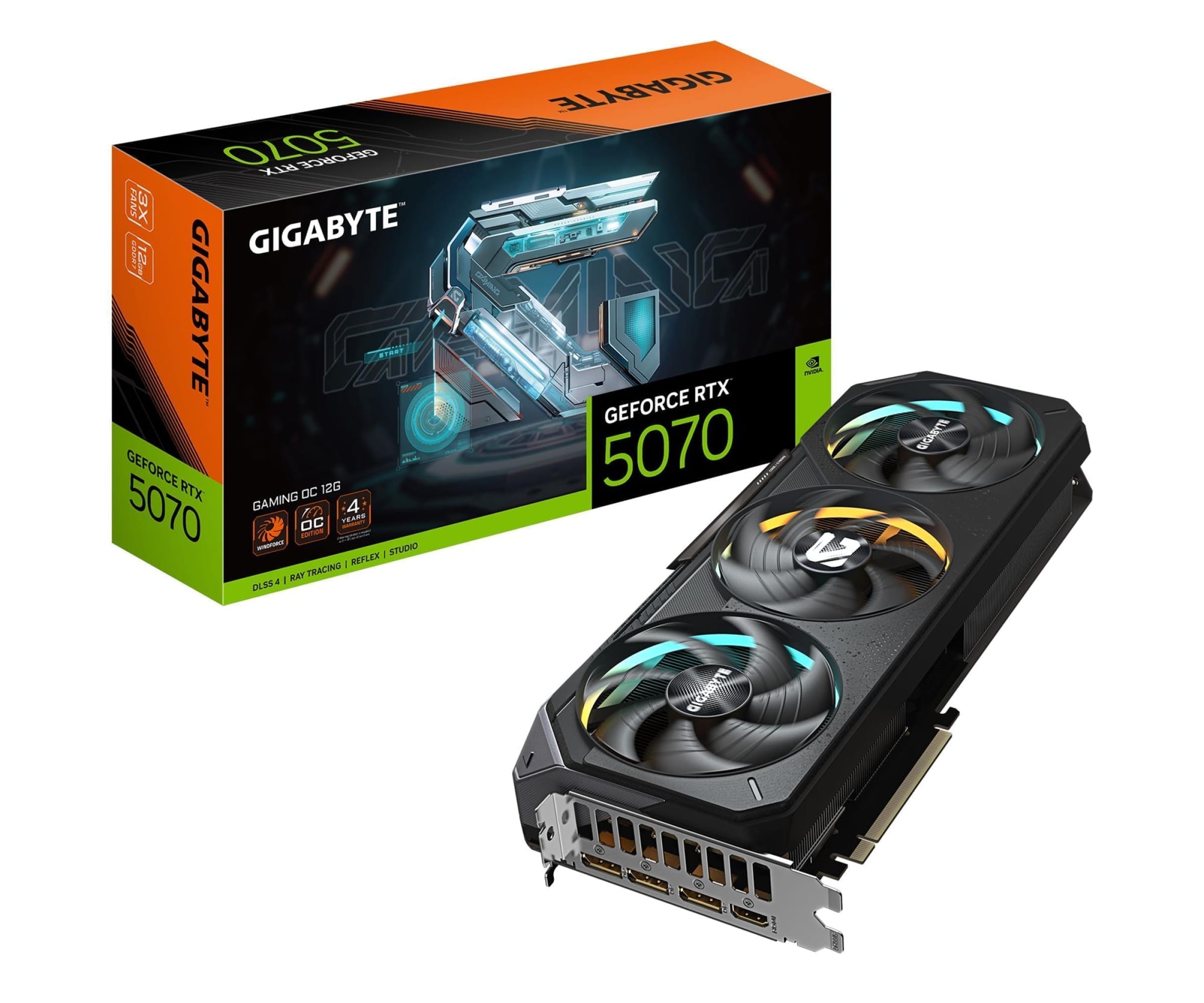 Gigabyte GeForce RTX 5070 Gaming OC 12GB GDDR7 DLSS4 Gigabyte GeForce RTX 5070 Gaming OC 12GB GDDR7 DLSS4 Gigabyte GeForce RTX 5070 Gaming OC 12GB GDDR7 DLSS4
