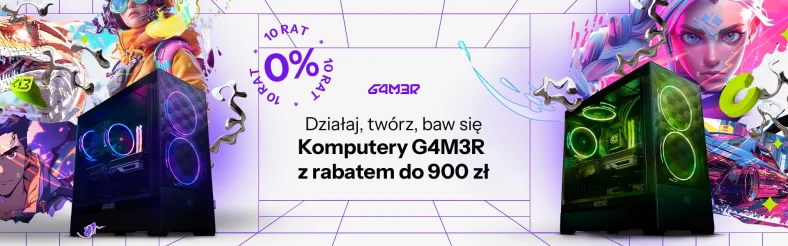 Komputery G4M3R z rabatem do -900 zł