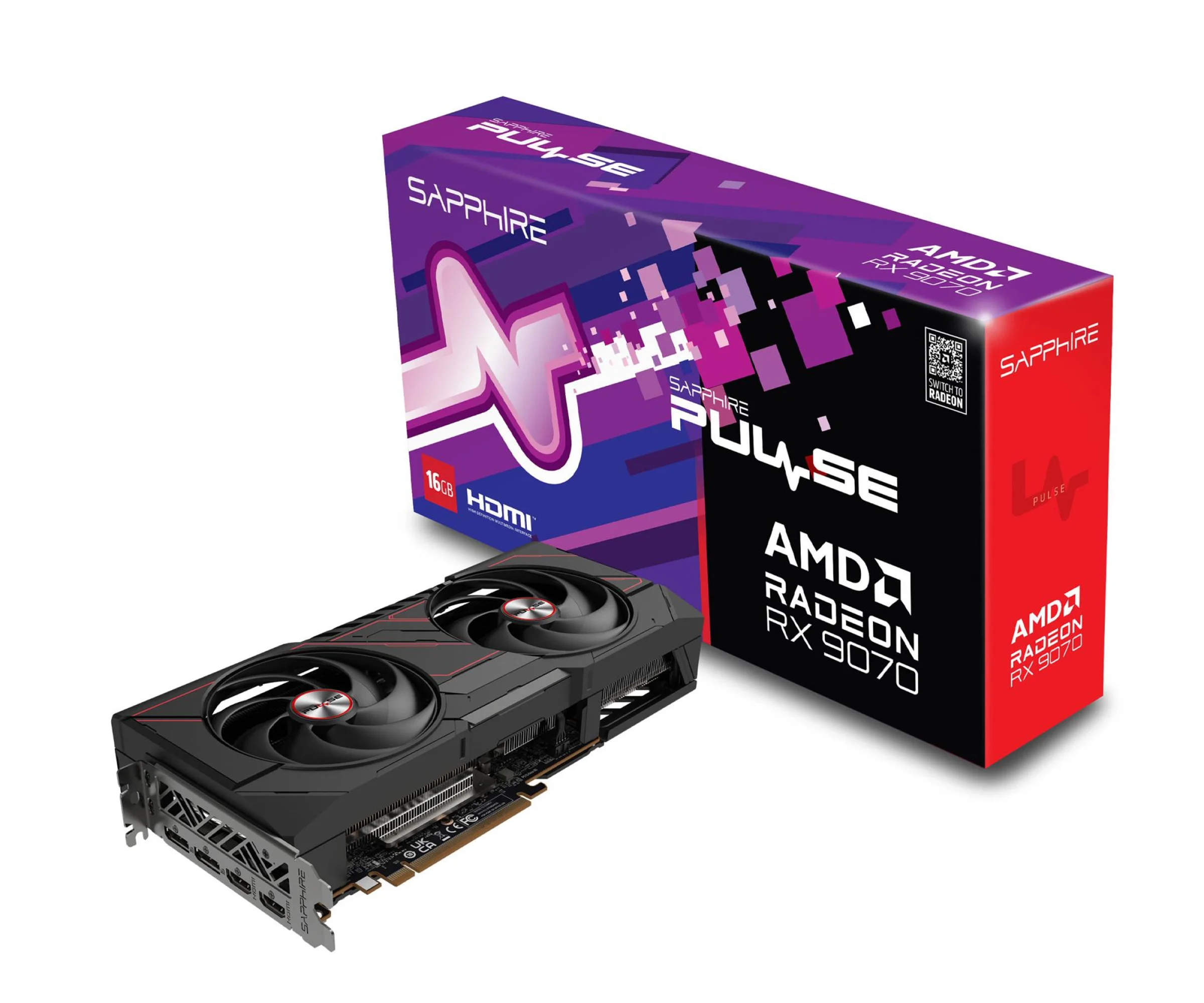 Sapphire Radeon RX 9070 Pulse 16GB GDDR6