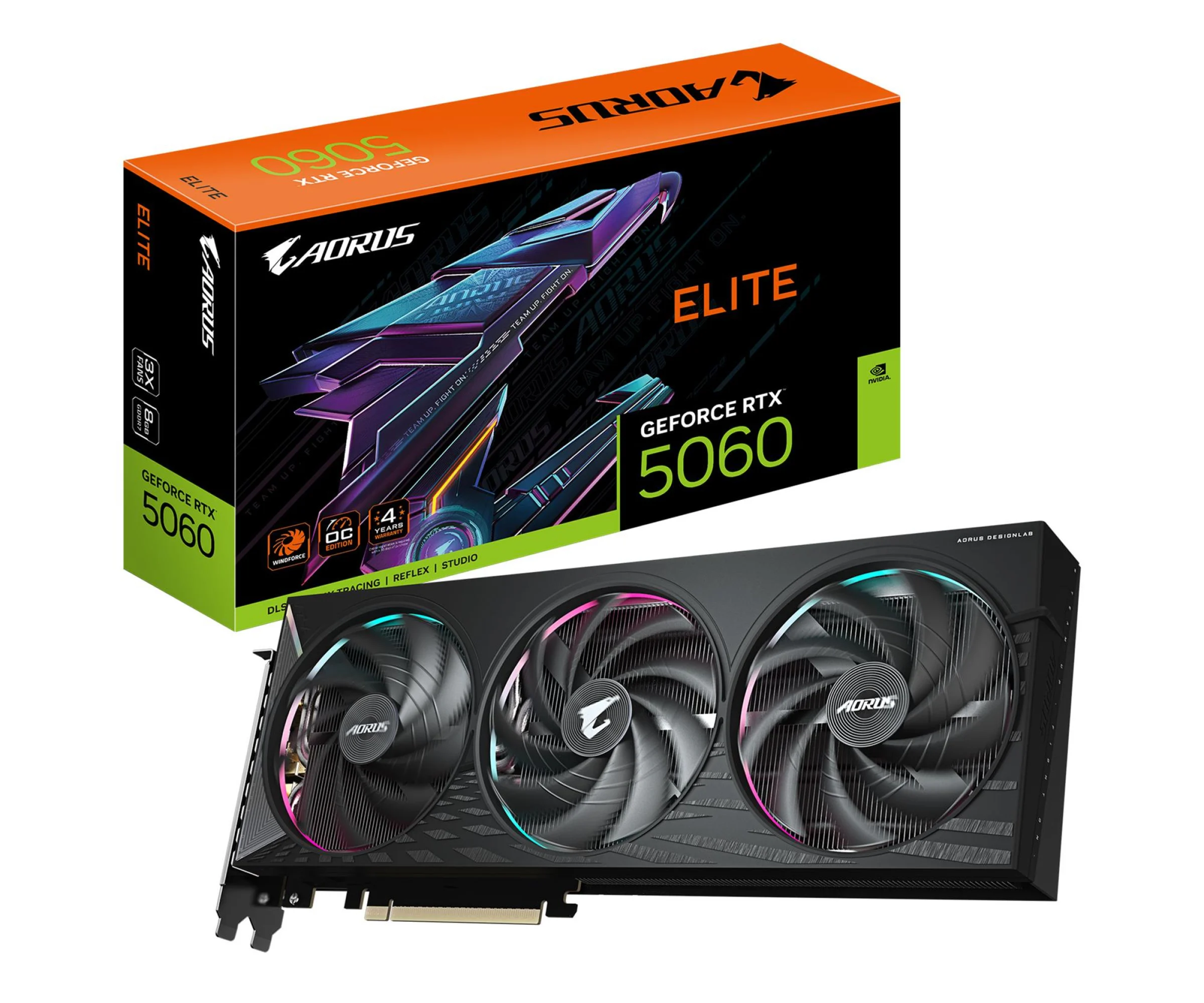Gigabyte GeForce RTX 5060 AORUS Elite 8GB GDDR7 DLSS4