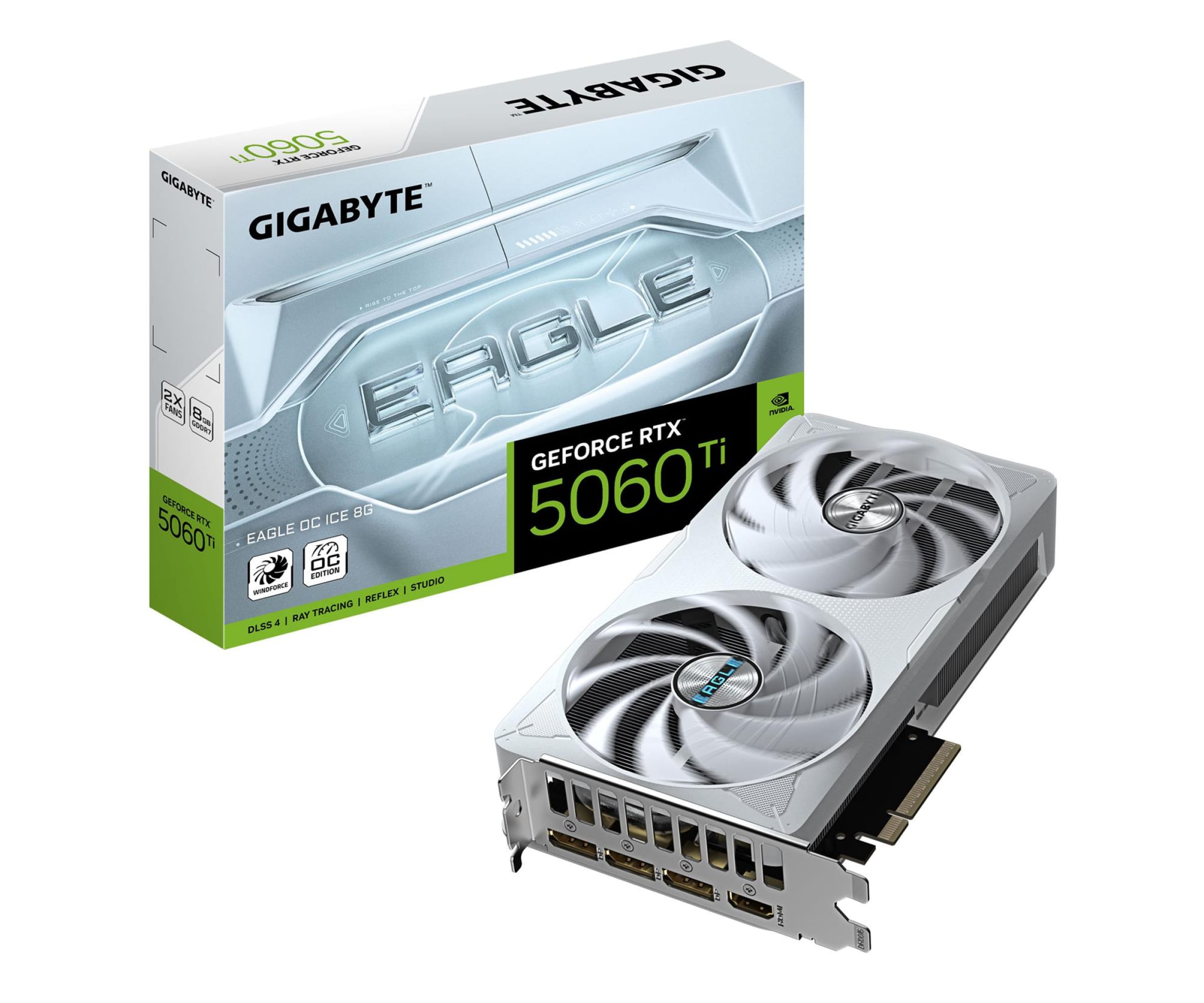 Gigabyte GeForce RTX 5060 Ti Eagle OC Ice 8GB GDDR7 DLSS4 Gigabyte GeForce RTX 5060 Ti Eagle OC Ice 8GB GDDR7 DLSS4