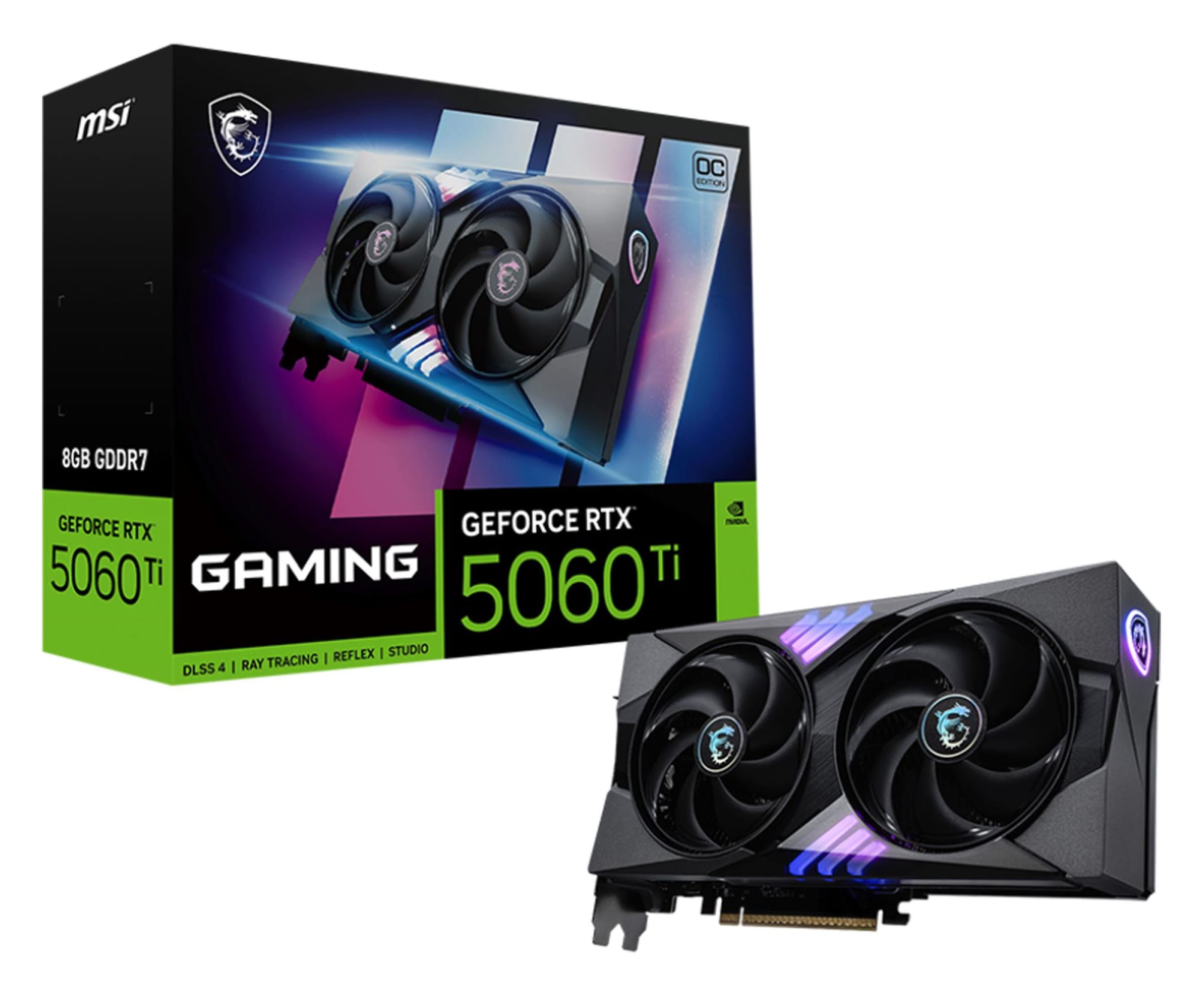 MSI GeForce RTX 5060 Ti Gaming OC 8GB GDDR7 DLSS4 MSI GeForce RTX 5060 Ti Gaming OC 8GB GDDR7 DLSS4 MSI GeForce RTX 5060 Ti Gaming OC 8GB GDDR7 DLSS4
