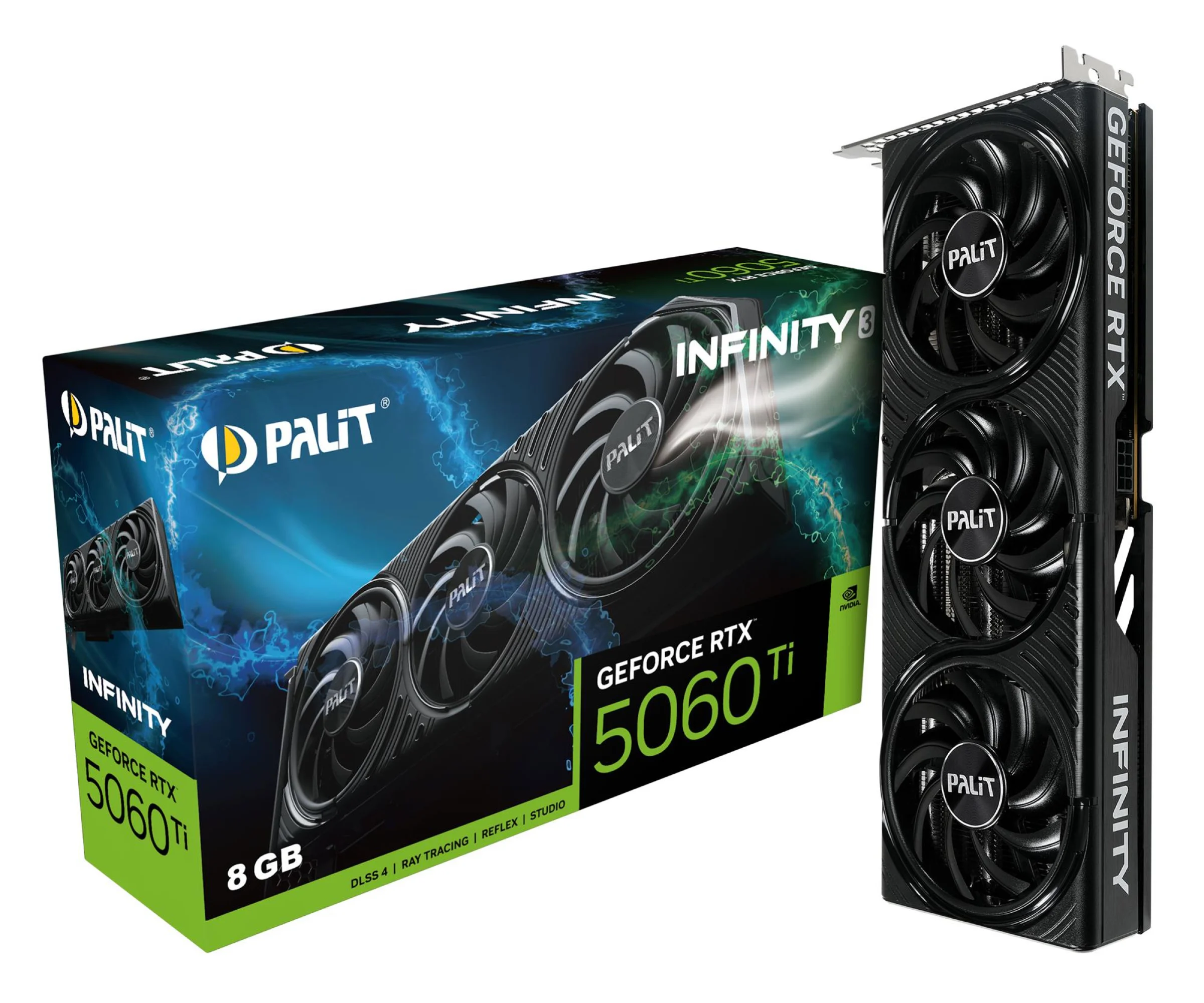 Palit GeForce RTX 5060 Ti Infinity 3 8GB GDDR7 DLSS4 Palit GeForce RTX 5060 Ti Infinity 3 8GB GDDR7 DLSS4 Palit GeForce RTX 5060 Ti Infinity 3 8GB GDDR7 DLSS4