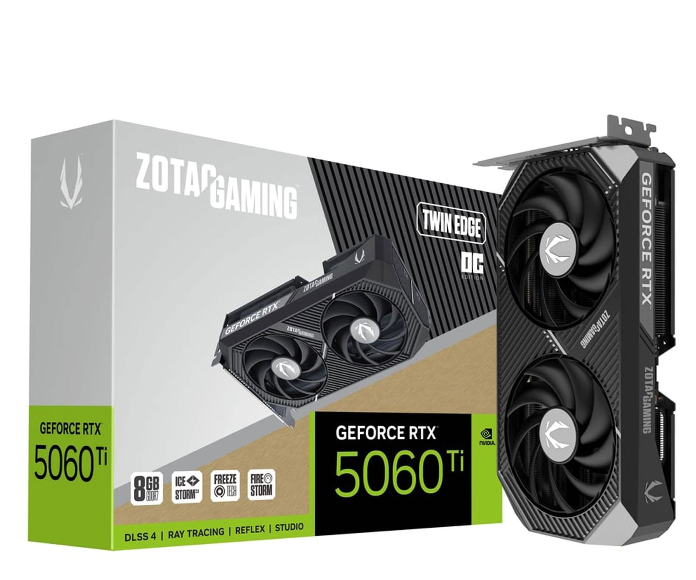 Zotac GeForce RTX 5060 Ti Twin Edge OC 8GB GDDR7 DLSS4 Zotac GeForce RTX 5060 Ti Twin Edge OC 8GB GDDR7 DLSS4