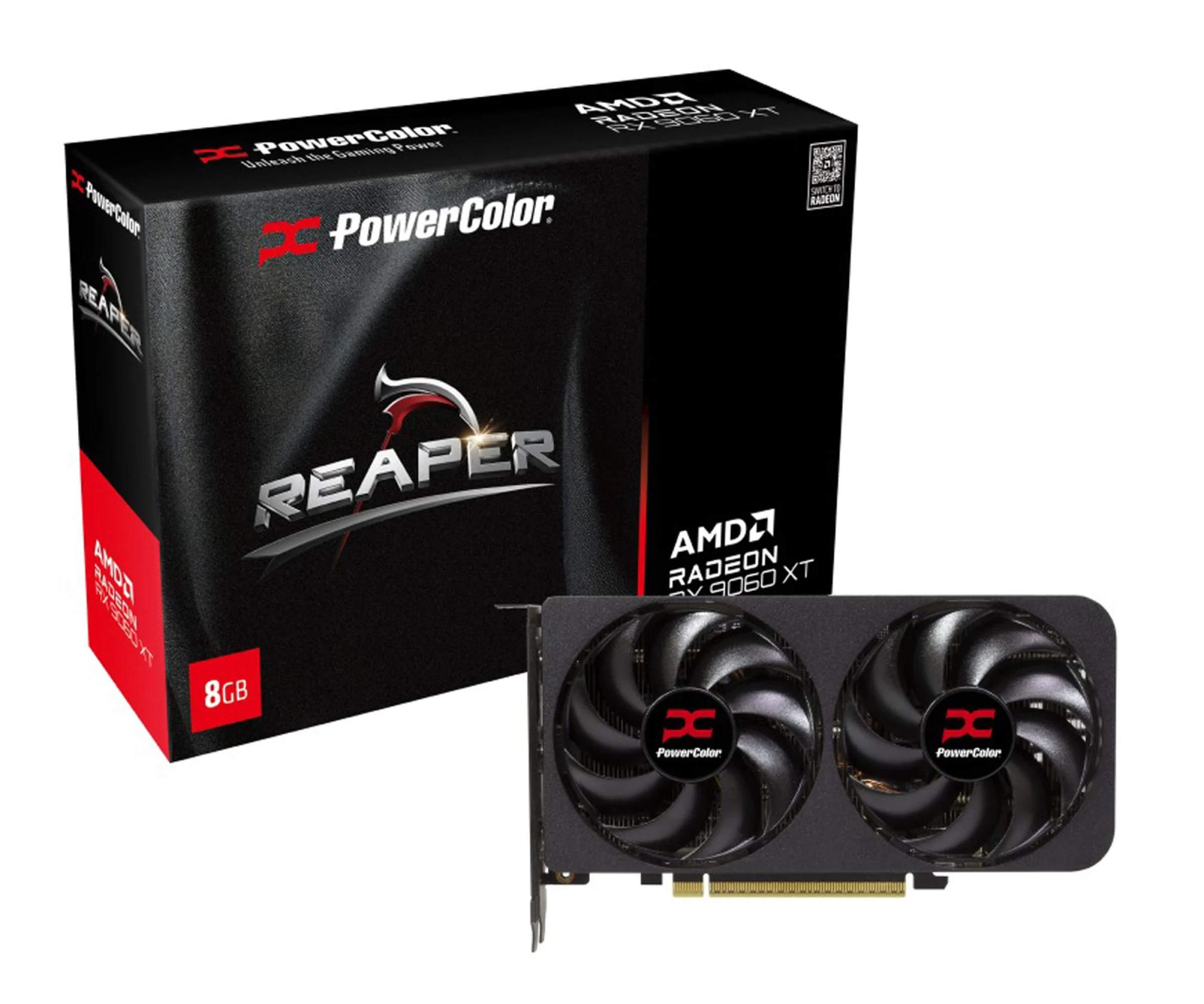 PowerColor Radeon RX 9060 XT Reaper 8GB GDDR6 PowerColor Radeon RX 9060 XT Reaper 8GB GDDR6