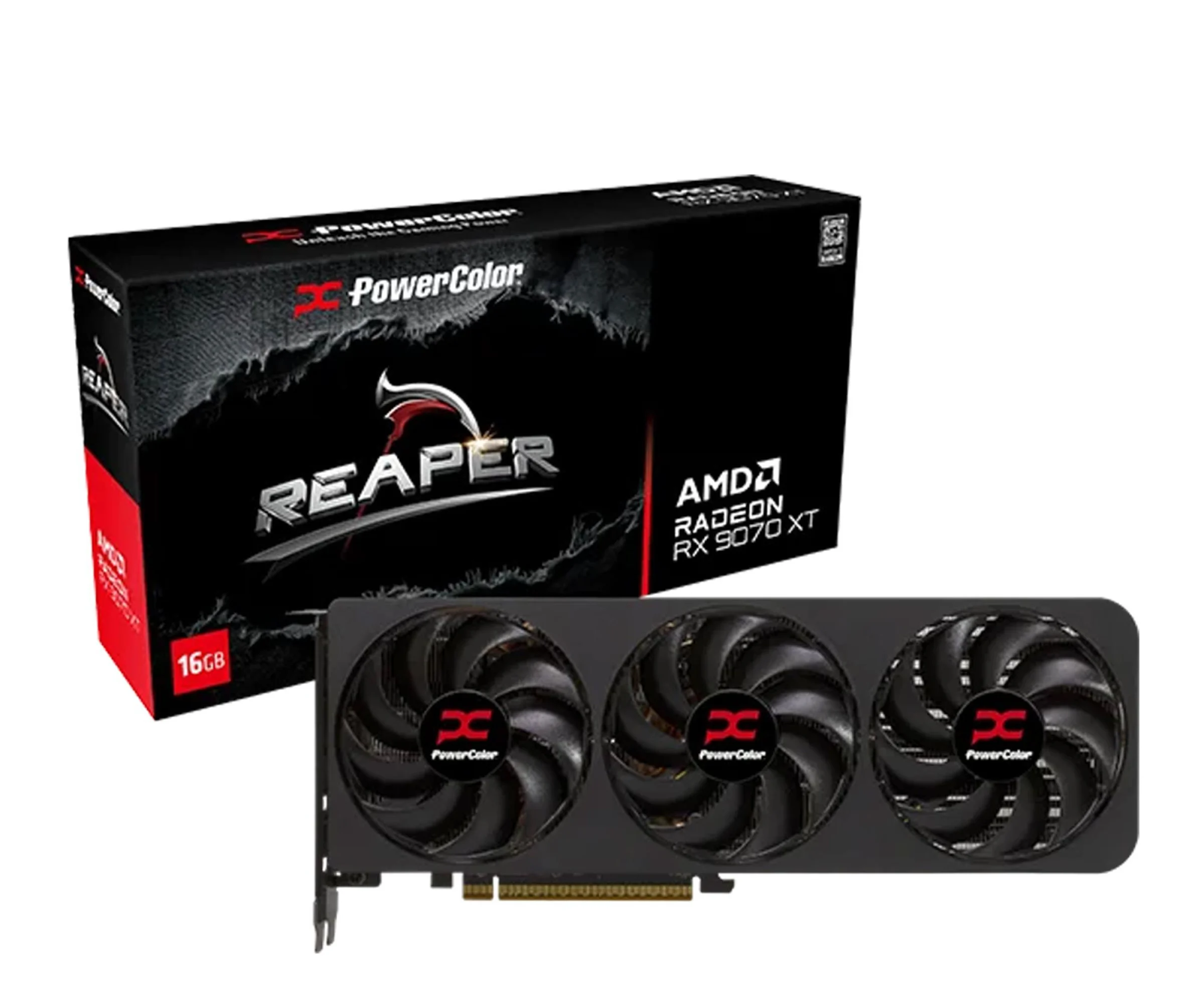 PowerColor Radeon RX 9070 XT Reaper 16GB GDDR6 PowerColor Radeon RX 9070 XT Reaper 16GB GDDR6
