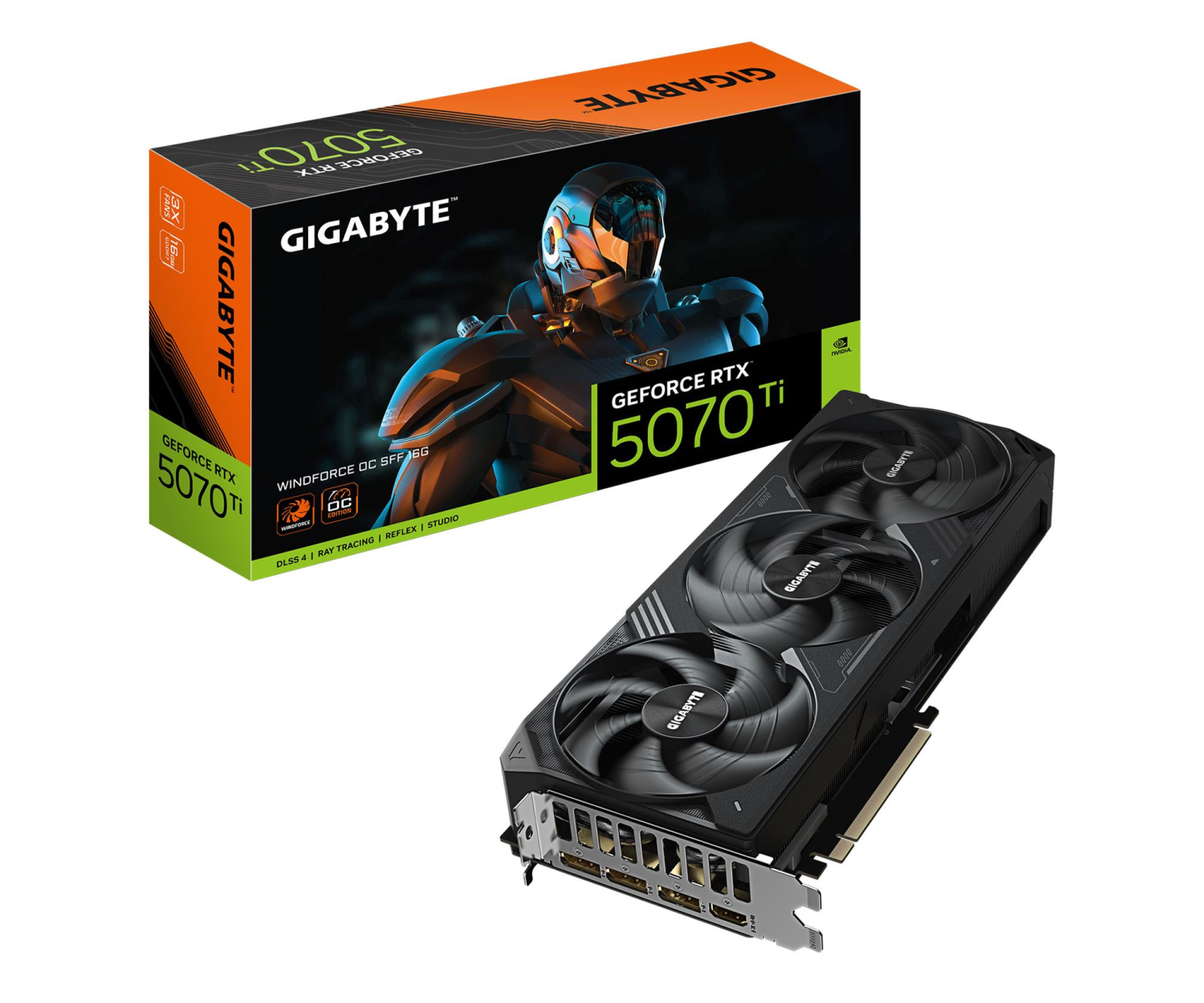 Gigabyte GeForce RTX 5070 Ti Windforce OC SFF 16GB GDDR7 DLSS5 - szybka bezpieczna dostawa lub możliwość darmowego odbioru w 22 miastach