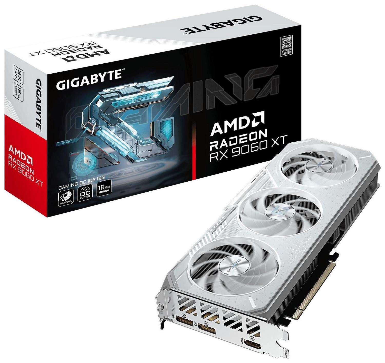 Gigabyte Radeon RX 9060 XT GAMING ICE 16GB OC
