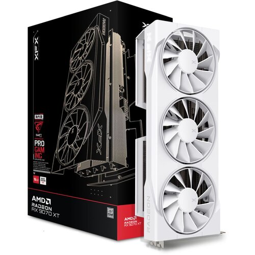 XFX Swift Radeon RX 9070 XT White Triple Fan Gaming Edition 16GB