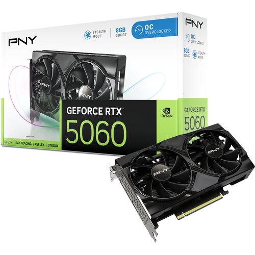 PNY GeForce RTX 5060 OC Dual Fan 8GB DLSS 4.5
