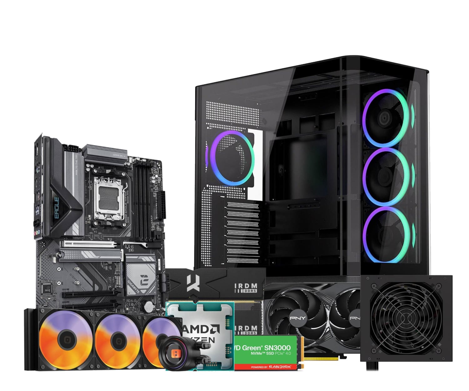 Ryzen 7 7800X3D/32GB/2TB/RTX 5070 Ti 16GB