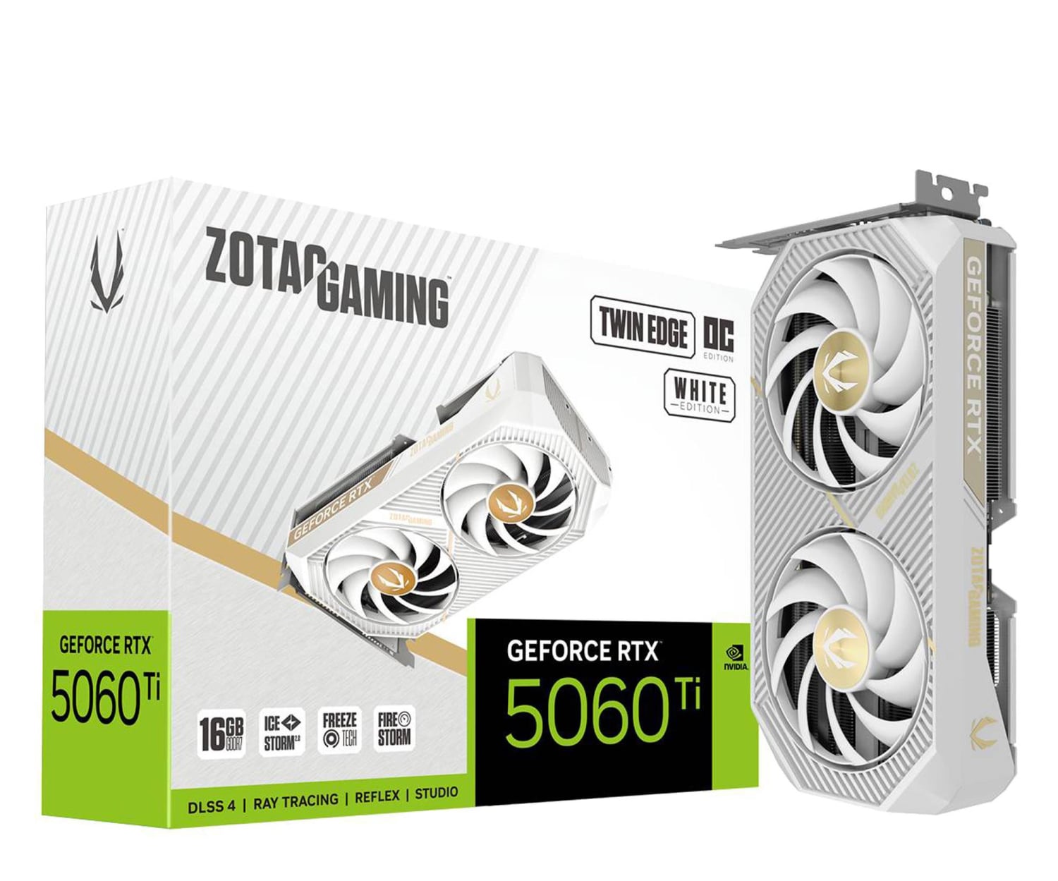 Zotac GeForce RTX 5060 Ti Twin Edge OC White 16GB GDDR7 DLSS5 - szybka bezpieczna dostawa lub możliwość darmowego odbioru w 22 miastach