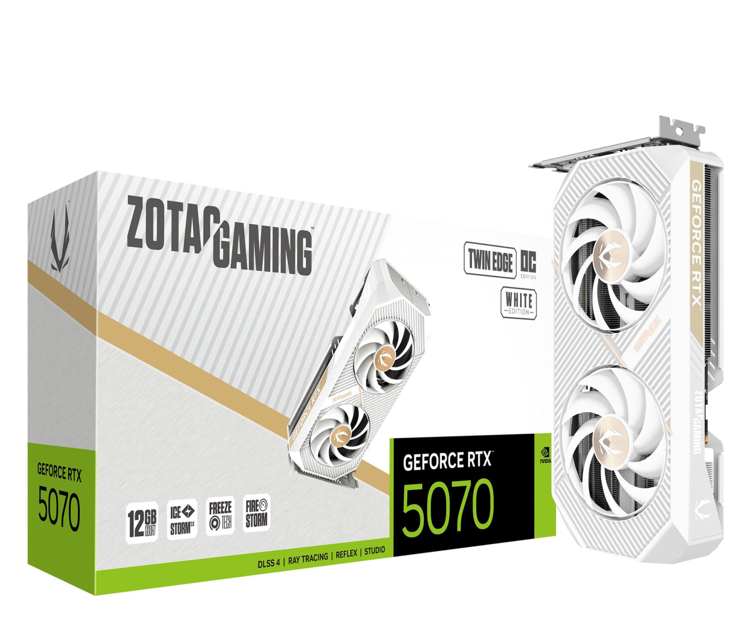 Zotac GeForce RTX 5070 Twin Edge OC White 12GB GDDR7 DLSS5 - szybka bezpieczna dostawa lub możliwość darmowego odbioru w 22 miastach